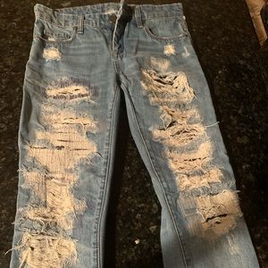 J brand ripped jeans.. in excellent condition